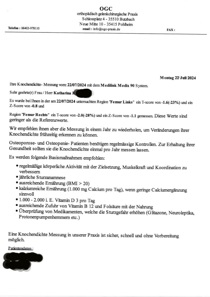 Marodyne LiV Knochendichtemessung 2024
